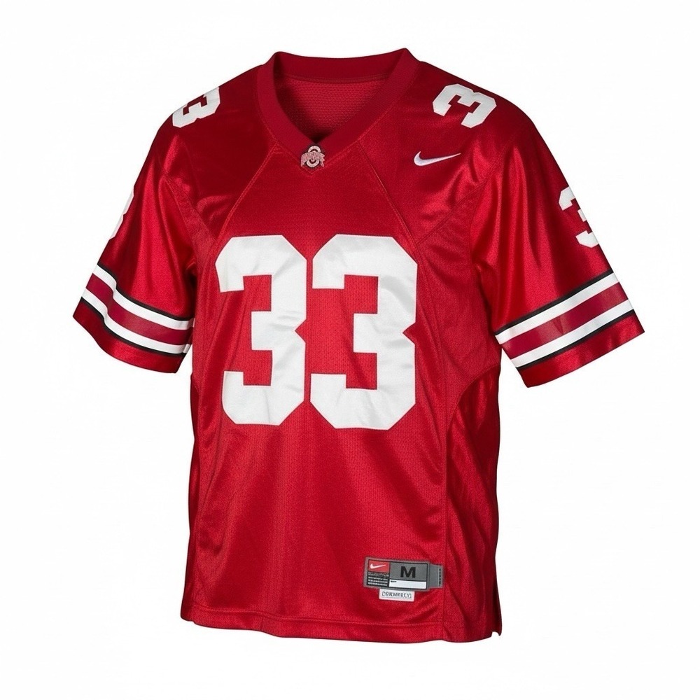 Nike Ohio State Jersey Mens Medium Buckeyes Football #33 Y2K NFL Vintage